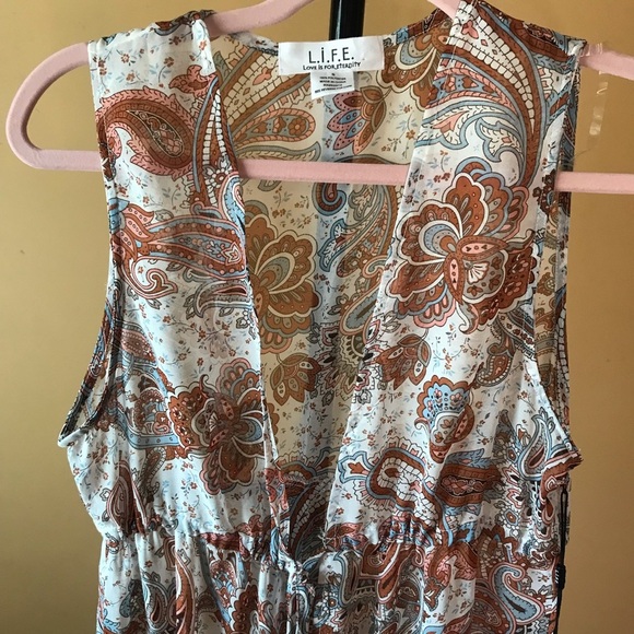 Life sheer printed vest - Picture 2 of 5
